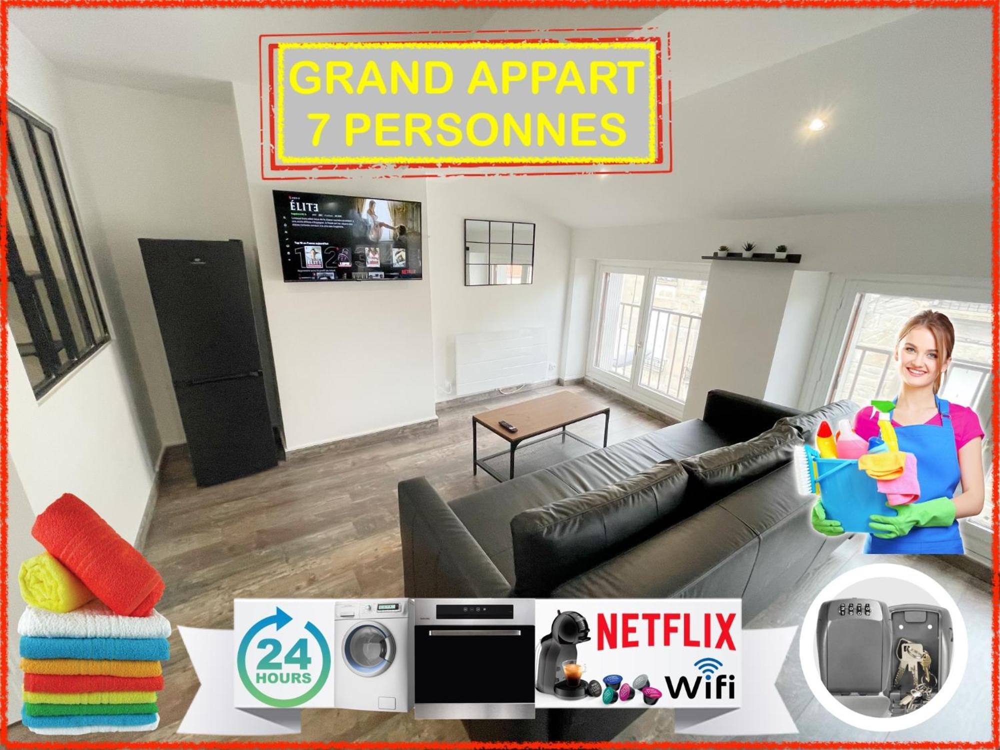 017 Chic & Cosy F2 53m2 Hypercentre Wifi Smart Tv Netflix *